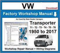 VW Volkswagen Transporter Workshop Repair Manual